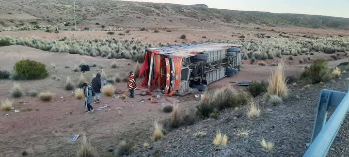 Accidente de bus en Uyuni