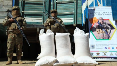 Incautación de productos en operativos contra el contrabando