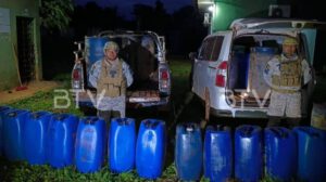 Contrabando en Pando: Se incautaron 2 mil litros de diesel y 5 fardos en ropa