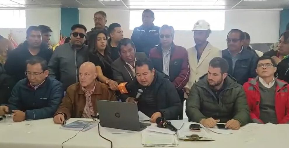 Crisis económica nacional y protestas en Bolivia