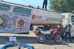 Incautación de combustible en Warnes