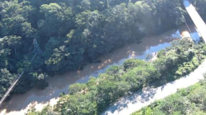 Deslizamiento río Laja obstruye flujo hacia el Piraí