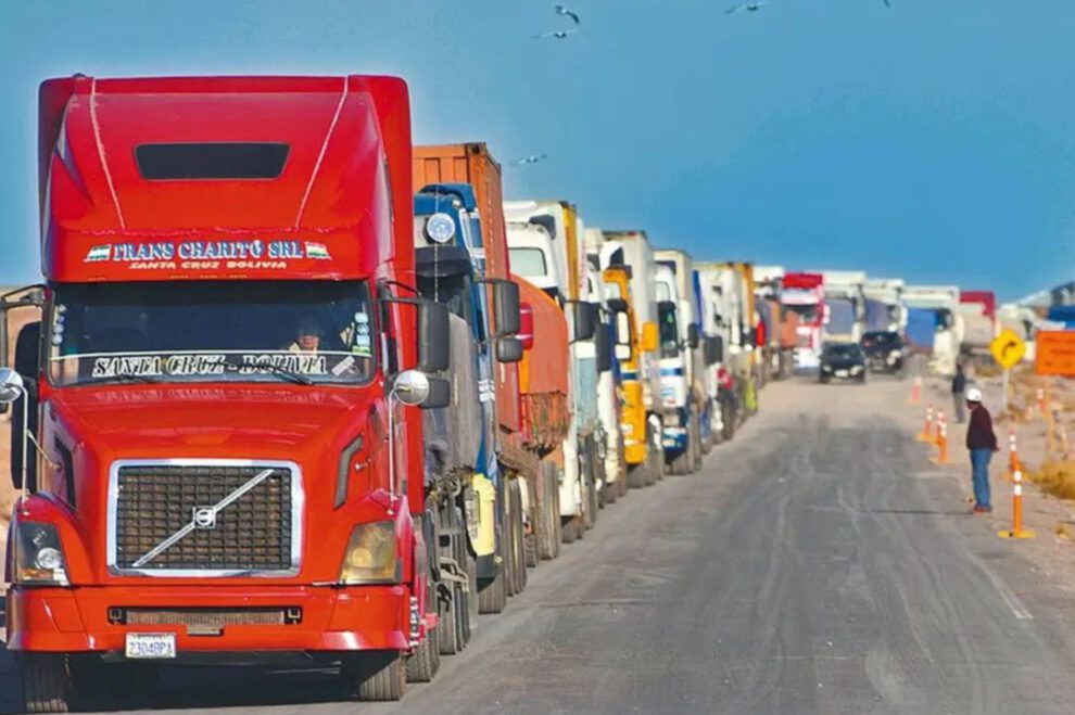 paro nacional de choferes en Sucre