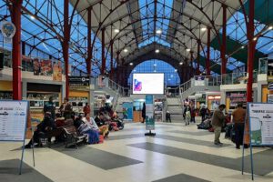 Bloqueos en terminales de buses en La Paz
