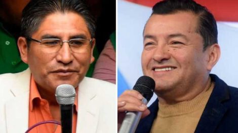 Apoyo a Andrónico Rodríguez por Félix Patzi y Jhonny Fernández