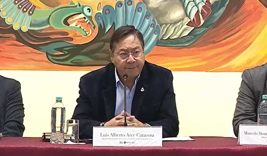 El Presidente Luis Arce reafirma que la industrialización es la salida a la crisis económica