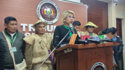 Desocupación de tierras comunitarias por el Tribunal Constitucional