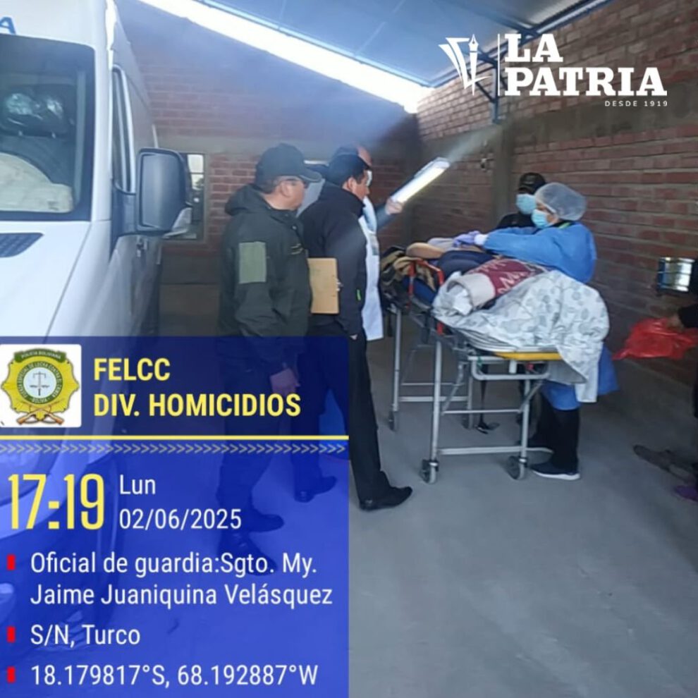 Mujer muere por disparo en Oruro