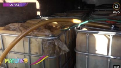 Centro clandestino de combustibles descubierto en El Alto