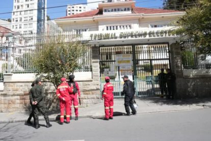 Amenaza de bomba en el TSE