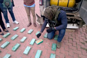 Cocaína secuestrada en Taperas