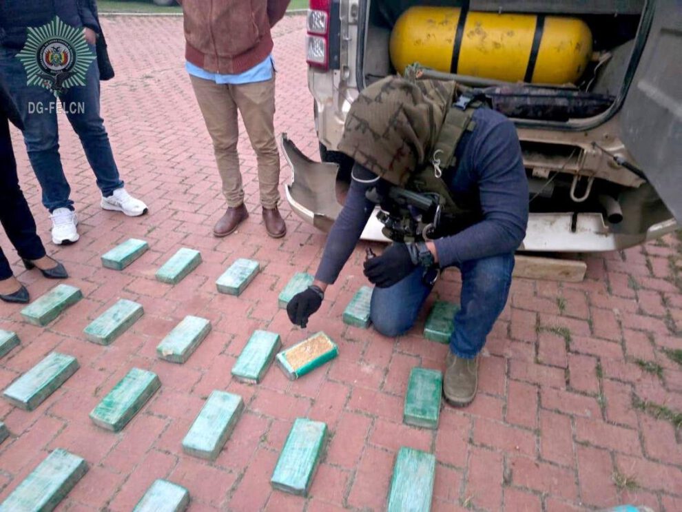 Cocaína secuestrada en Taperas