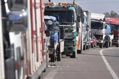 Crisis del transporte: 3.000 camiones parados en bloqueos