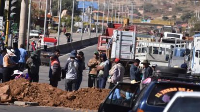 Bloqueos en Bolivia por seguidores de Evo Morales