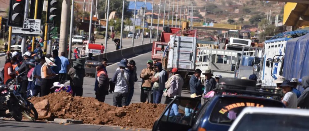 Bloqueos en Bolivia por seguidores de Evo Morales