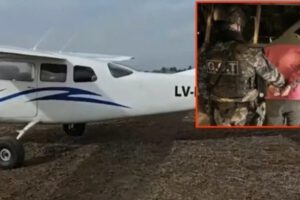 Aterrizaje forzoso en Santa Fe relacionado con narcotráfico