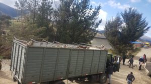 Militares interceptados en Colomi
