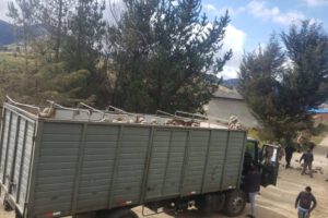 Militares interceptados en Colomi