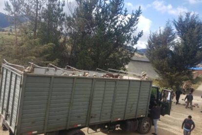 Militares interceptados en Colomi