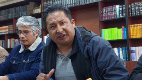 Enrique Mamani aprehendido por amenazas a vocales TSE