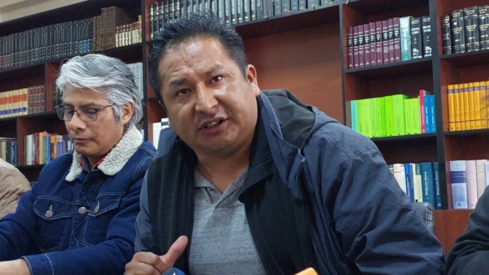 Enrique Mamani aprehendido por amenazas a vocales TSE