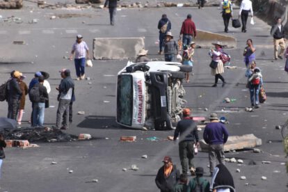ataque a ambulancia en Cochabamba