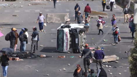 ataque a ambulancia en Cochabamba