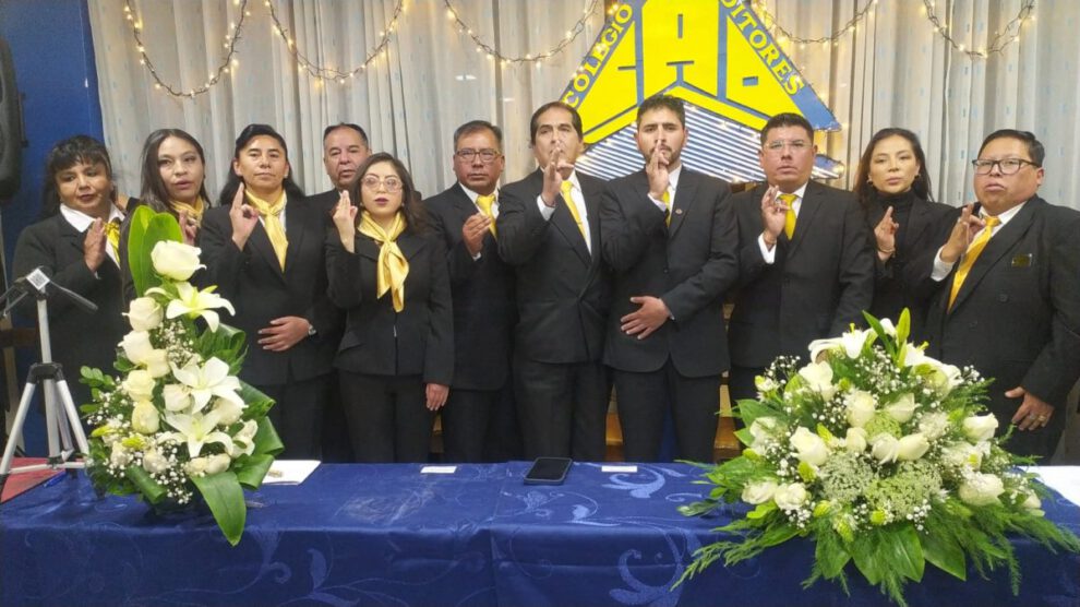 Nuevo directorio del Colegio de Auditores de Oruro