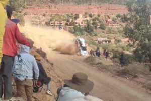 Accidente en el circuito Oscar Crespo dejando tres heridos