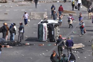 bloqueos en Cochabamba
