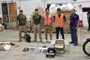 Incautación de cocaína en Viru Viru