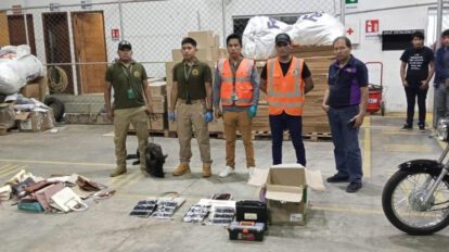 Incautación de cocaína en Viru Viru