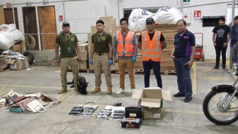 Incautación de cocaína en Viru Viru