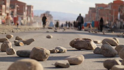 bloqueos en Cochabamba