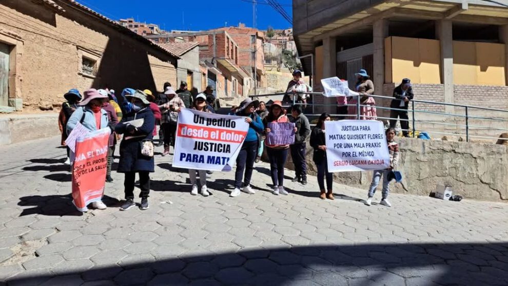 Muerte cerebral niño Oruro