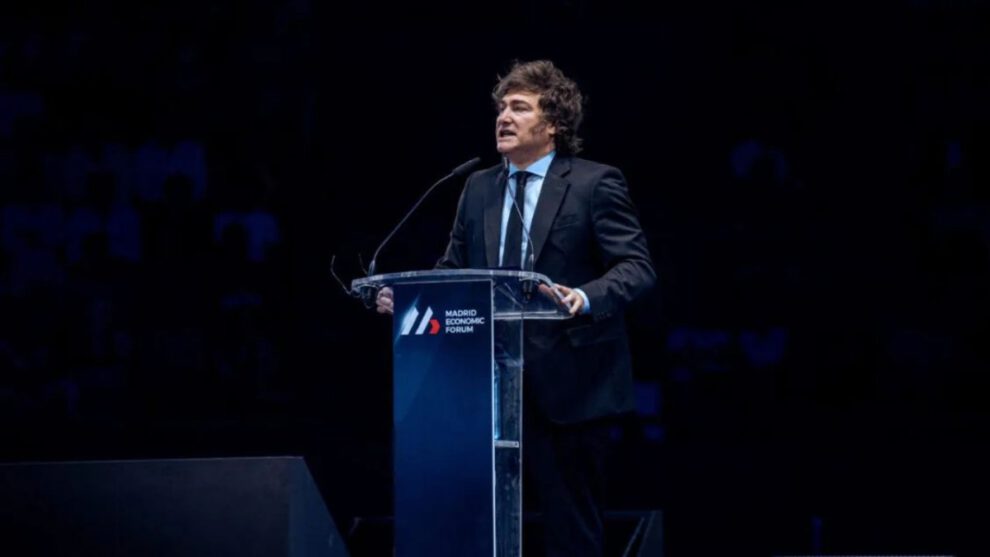 Javier Milei en Madrid Economic Forum