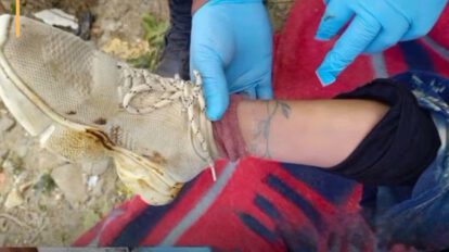 Hallan parte inferior del cuerpo de una mujer en La Paz