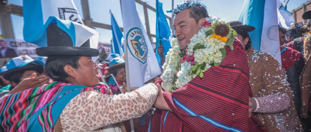 Jhonny Fernández en el encuentro con sus seguidores en El Alto