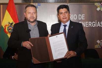 nuevo presidente interino de ENDE Ariel Sandy Sánchez