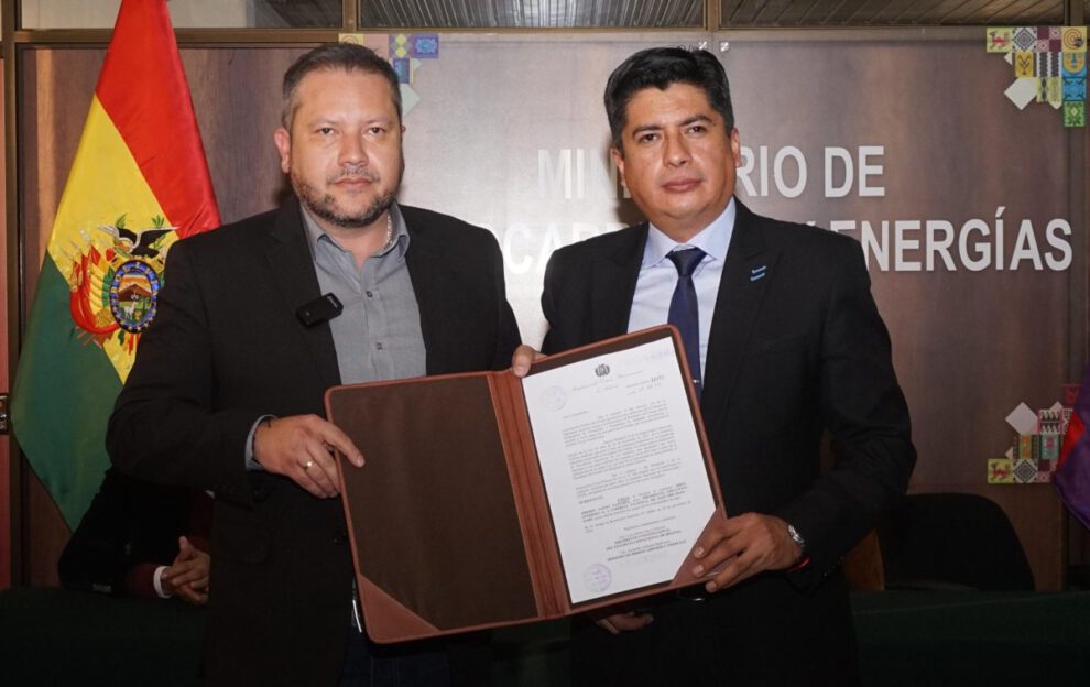 nuevo presidente interino de ENDE Ariel Sandy Sánchez