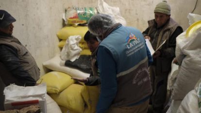 Cereales contaminados con heces de ratón en La Paz