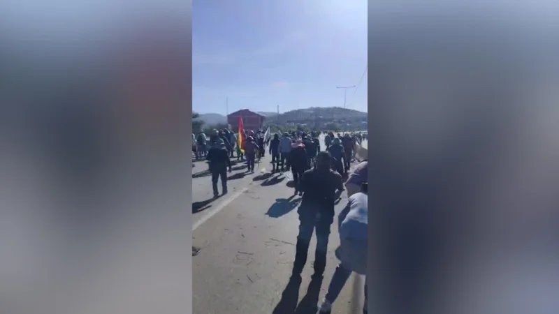Bloqueos en Cochabamba