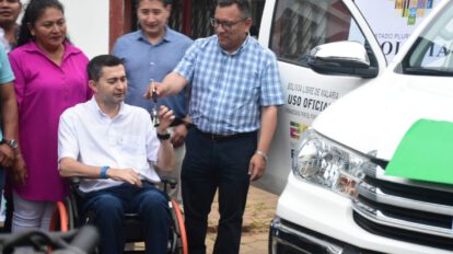 Equipamiento para combatir la malaria en Pando