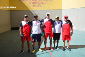 campeonato oficial de pelota de mano en Oruro