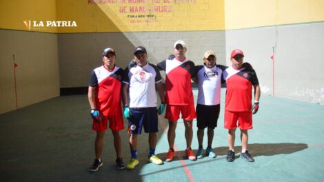 campeonato oficial de pelota de mano en Oruro