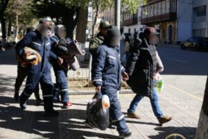 Bloqueadores aprehendidos en Vichuloma