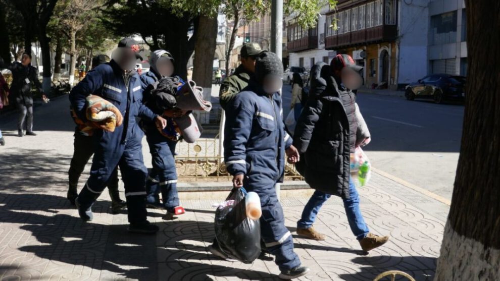 Bloqueadores aprehendidos en Vichuloma