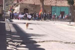 Challapata seguridad bloqueos