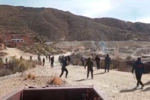 Enfrentamientos en Llallagua