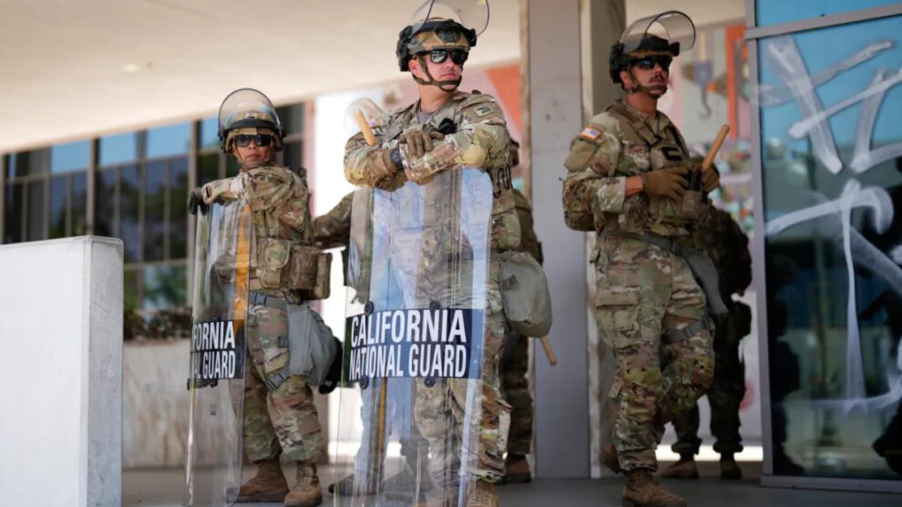 Trump despliega tropas en Los Ángeles